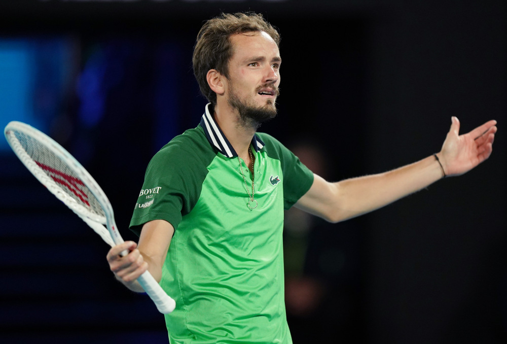 包含澳大利亚网球队绝杀意大利网球队，梅德韦杰夫惊艳世界的词条